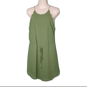 Naked Zebra Scalloped Trim Dress FIRM PRICE